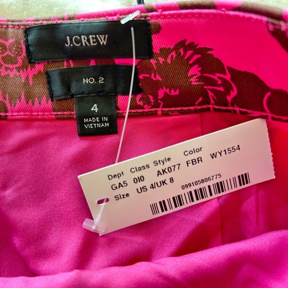 NWT - J.Crew Lion Print Pencil Skirt - Picture 5 of 5